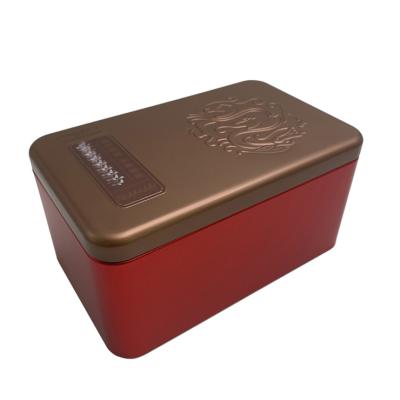 China Game Packaging Promotion Price Tin Box Rectangular Tin Cookie Candy Tin Box for sale