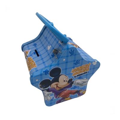 China 0.23mm Tinplate Competitive Price Tin Packaging Clear Coin Purse Metal Piggy Bank for sale