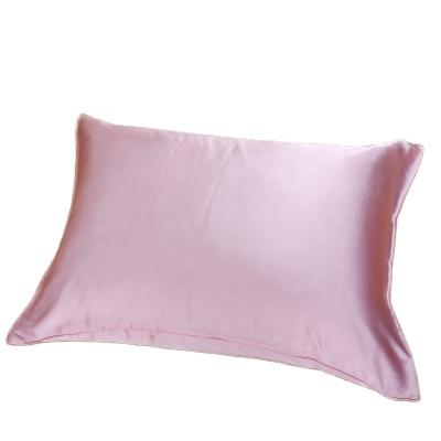 China Disposable 100% pure mulberry silk satin wrap type pink silk pillowcases for home hotel for sale