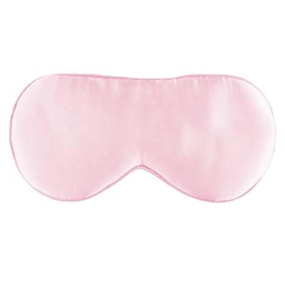 China Anti-Wrinkle 100% Natural Silk Sleep Mask Blindfold Soft Silky Comfortable Sleeping Eye Cover for sale