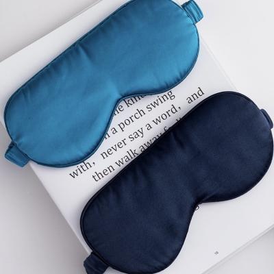 China 100% Luxury Anti-Wrinkle Mulberry Silk Eye Mask For Sleeping Anti-Wrinkle With Elastic Band for sale