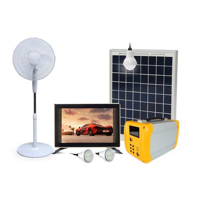 China 50W Off-grid Circuit Lighting Systems Generator Power TV Fan Laptop Charging System Solar Powered Kit Overcurrent and Overvoltage Protection for Home for sale