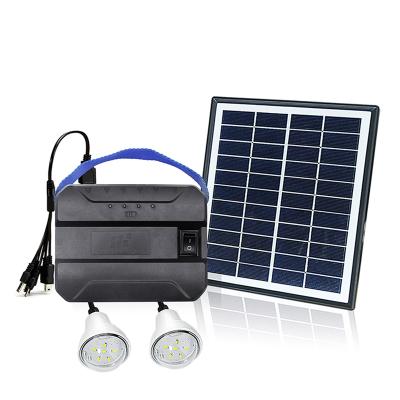 China Home Application Portable All In One Kit Solar System Panel Solar Power LED Light for sale