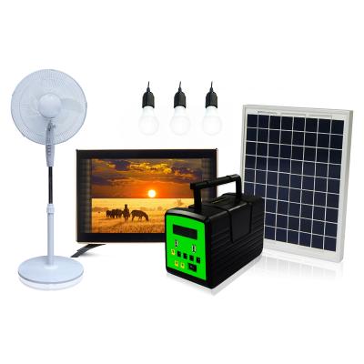 China Best Selling 20W 30W Portable Solar Panel With Generator Power Solar Lighting System For Home Use for sale