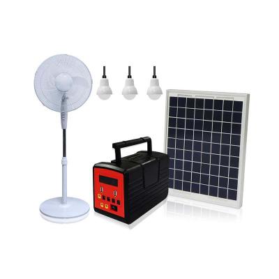 China Portable Renewable Solar Energy Systems Lighting System Power TV Fan With Phone Charging For Home for sale