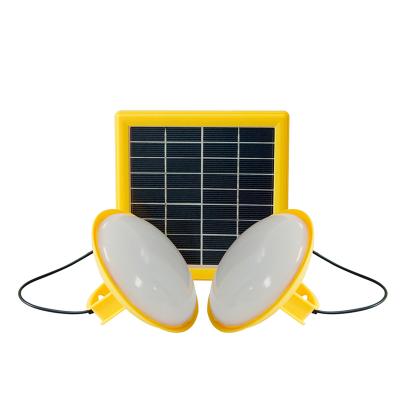 China Hot Selling Portable Home DC Solar Kits For Home And Camping Use 3W Mini Solar Power Lighting System for sale