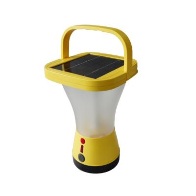 China Residential Affordable 360 ​​Degree LED Solar Light with Mobile Phone Charger Solar Emergency Light Lanterns for sale