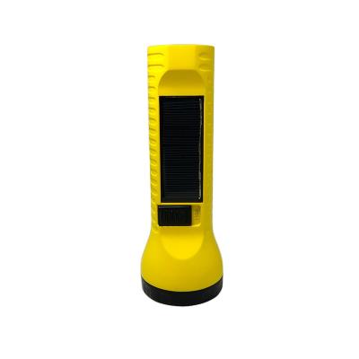 China Portable New Product Solar Torch Light Built In Solar Panel LED Torch Light Reading Solar Flashlight for sale