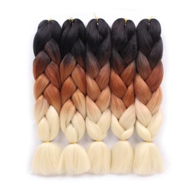 China Wholesale Jumbo Braiding Hair Synthetic Braiding Whole Elephant Braid Hair Synthetic Braiding Hair Braiding Hair Made Of Fiber for sale