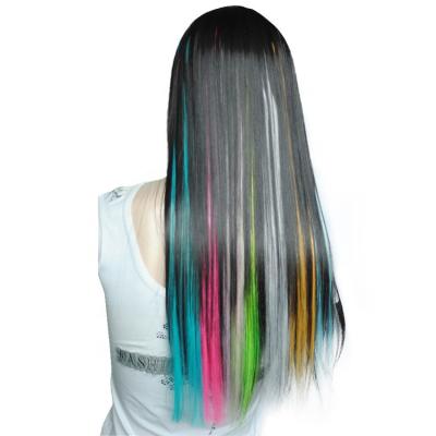 China Silky Straight Wave 22 Inches 10 Grams Long Straight Clip In Hair Extensions For White Women Wholesale for sale