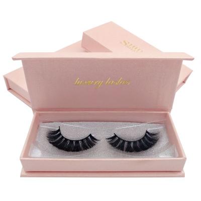 China Natural Soft Eyelash Wholesale Customized False Eyelashes 1 Pairs / Box Real Mink Eyelashes Extension Volume False Eyelashes Hot Seller for sale