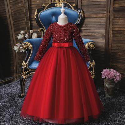 China Latest Anti-wrinkle 318 Kids Dress Designs Bridesmaid Dress Models Vintage Kids Birthday Fashion Dress Gown for sale