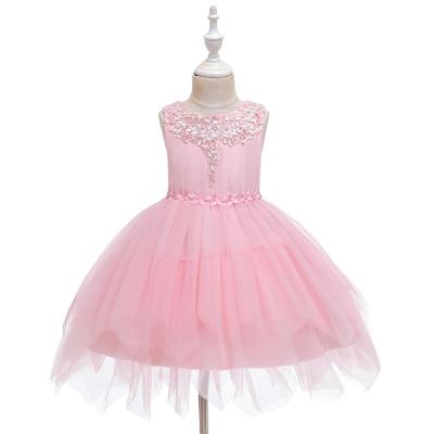 China Wholesale Anti-wrinkle 195 Kids Birthday Party Performance Wear Wedding Ball Gown Formal Bridal Dress For Girl for sale