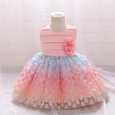 China GH01 Breathable Baby Dress Design Pictures Customize Little Princess Beautiful First Communion Dress Baby Dress for sale