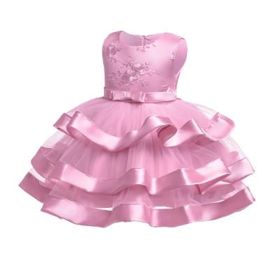 China Designer X-1088 Regular Wholesale Evening Gowns Baby Kids Wear To Embroider Bridesmaid Birthday Dress Dress for sale