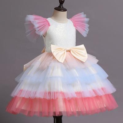 China New Design L889 Regular Girls Love Dress Birthday Kids Wearing Tutu Dress Fashion Girls Dresses for sale