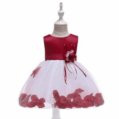 China B-7723 girls regular wholesale boutique clothing kids love dresses baby girl birthday dress dress for baby for sale