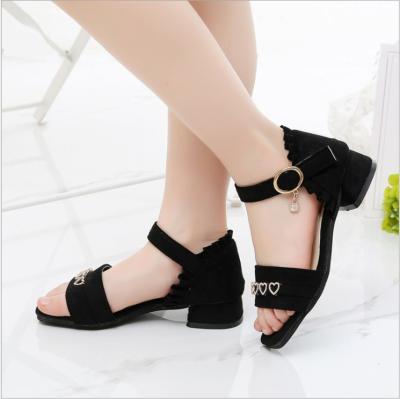 China S005 Girl's Anti-slippery Korean Child Shoes Cute Sandal Kids Economic Wearable Simple Girls Dance Shoes for sale