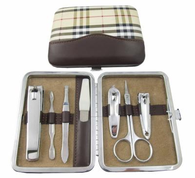 China Hot-selling Solid Japanese Style Frame Case 7pcs Manicure Kit for sale