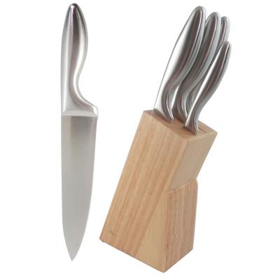 China Good Sustainable Quality All Stainless Steel Chef Knife Set for sale