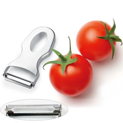 China Sustainable Home Fruit And Vegetable Tools Stainless Steel Kitchen Potato And Tomato Peeler for sale