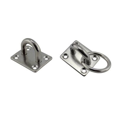 China Hot Sale 316 Stainless Steel Marine Rigging Hardware Pad Eye Plate for sale