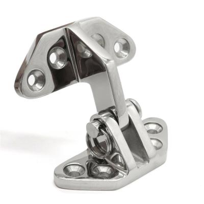 China Modern High Mirror Polished Marine Hardware Aisi 316 SS Casting Hinge On Boat for sale