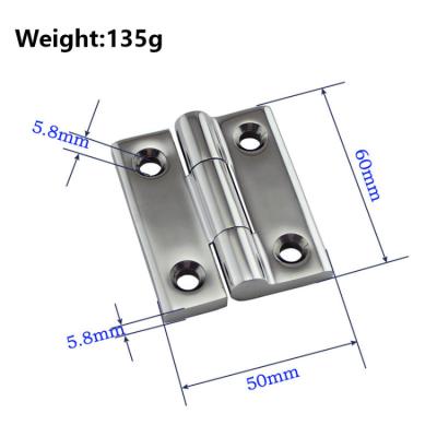 China Modern Marine Hardware Heavy Duty Butt Door Cupboard Hinges, 316l Stainless Steel Hinges, Cabinet Hardware Hinges for sale