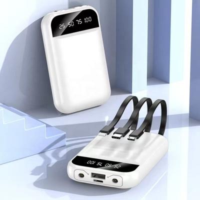 China Easy Fast Charging Carry Dual Mini Power Bank 10000mAh Portable LED Fast Charging Power Bank Fast Charging for sale