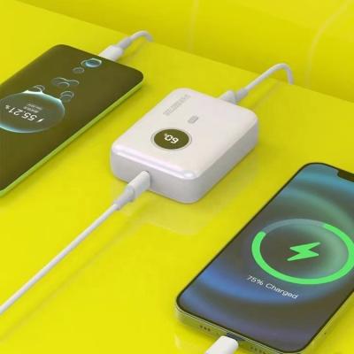 China New LED 22.5W Mini Charging Treasure 10000mAh portable charging treasure fast charging support charging for sale