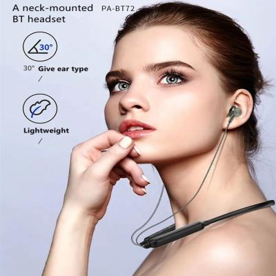 China Perfect 2022 New PAVAREAL BT72 Sports Portable Wired Headphones Noise Phone Headset for sale