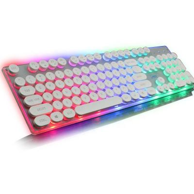 China Mechanical Gaming Keyboard RGB Computer USB Game Wholesale Punk Cable Universal Keyboard for sale