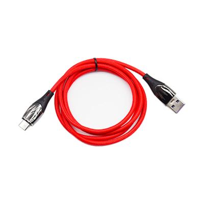 China Magnetic LED Metal Head Usb C Cable Charger Type C Fast Wire Magnetic Charging Cable For Vivo for sale