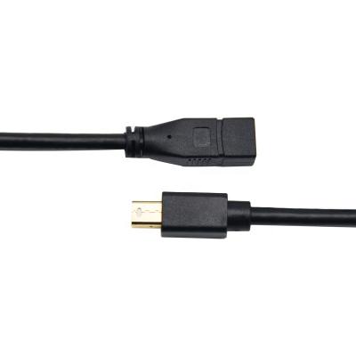 China Video Signal Transmission Customized MINI DP Male To Mini DP 1.2V 4K 60HZ Connector Audio&Video Cable PVC Female PVC Mount for sale