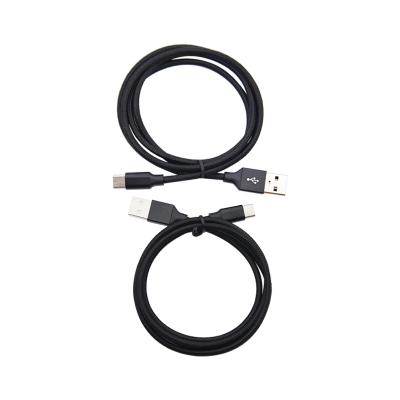 China Fast Charging Black Braided Type C Fast Charg Usb Data Cable Usb Price for sale