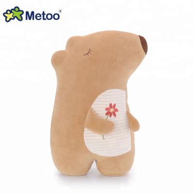 China Custom Cute Plush Shape Pillow Teddy Bear Plush Toys Rest Imitation Bear Pillow for sale