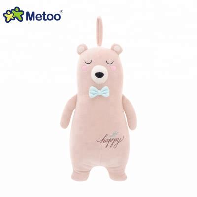 China Hot Selling Kawaii Plush Cute Bear Doll Soft Plush Toys Imitation Cartoon Animal Shaped Cushion for sale