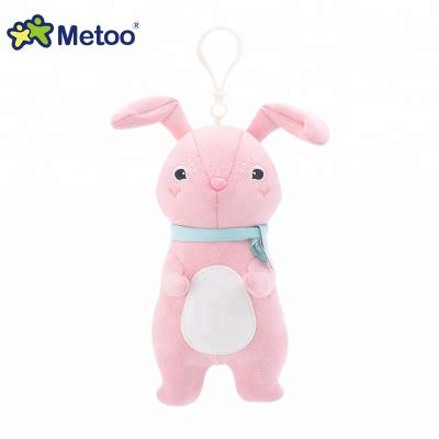 China Promotion Verified Pink Bunny Keychain With Custom Plush Key Chain Imitation Plush Toys Suppliers for sale