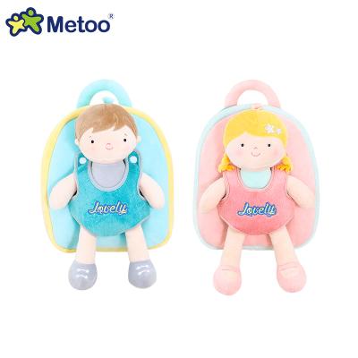 China Soft Plush Toys Manufacturer Directly Sell Plush Toy Backpack Metoo Kids Plush Stuffed Toys Backpack With Doll On It for sale