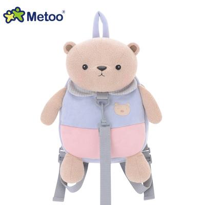 China Wholesale Custom Plush Kids Stuffed Animal Bear Backpack Imitation Plush School Bag for sale