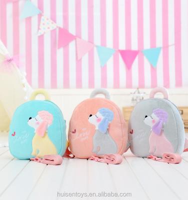 China Other Hot Sales Cut Kindergarten Children School Bags Purse Small Plush Backpack for sale