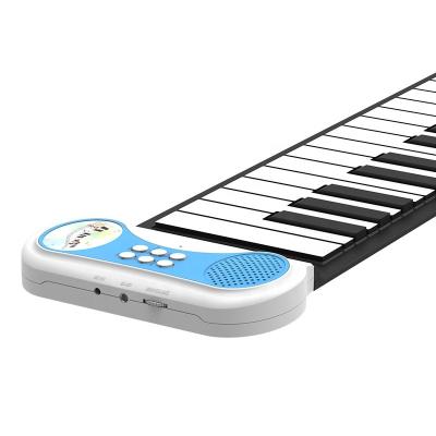 China echo & Support Function Electronic Digital 49 Keys Roll Up Flexible Piano Keyboard For Beginner Education Kids Gift for sale