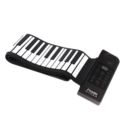 China With built-in speaker also support external earphone or speaker hand roll up piano keyboard 88 keys musical instrument toy piano for kids for sale