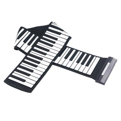 China Electronic Flexible 88Key USB Midi Keyboard Roll Up Piano With MIDI Editing Software for sale