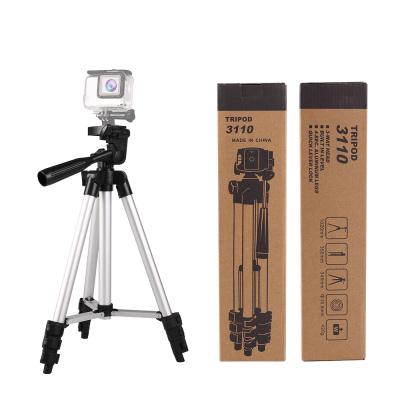 China Factory wholesale price mini 3110 lightweight/portable mini camera mobile phone tripod aluminum stand for sale