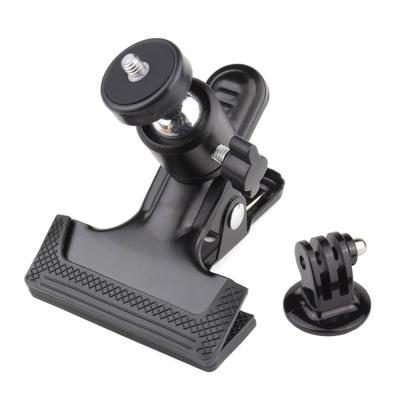 China Aluminum Alloy Photography Metal Clip Clamp Bracket Mount with Standard Ball Head 1/4