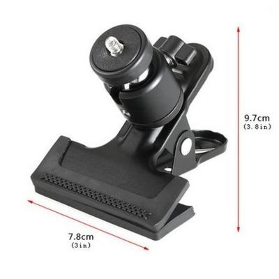 China Main Sale Aluminum Alloy Camera Table Hot Ball Bracket Clip Universal 1/4