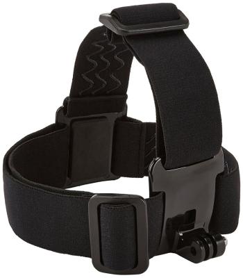 China For Kasin Factory Direct Selling Black Anti-Slide Main Slide Elastic Head Strap Strap Mount For Gopros 4 3 2 3 Sports Camera for sale