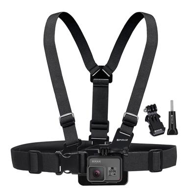 China New nylon good prices gopros heart rate monitor chest strap for GoPros Hero 6/5/4/3 with three way adjustment base for sale