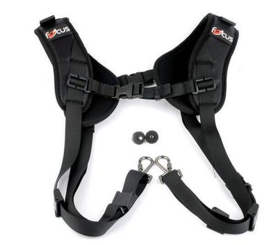 China ABS+Nylon Fabric Factory Shoulder Camera Sling Double Quick Release Strap Belt with Double Fasten Adapter 1/4